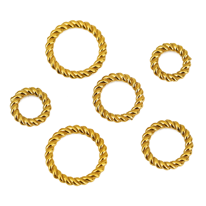 Jewelry Making Closed Jump Rings - 10 шт. PVD никогда не выцветает