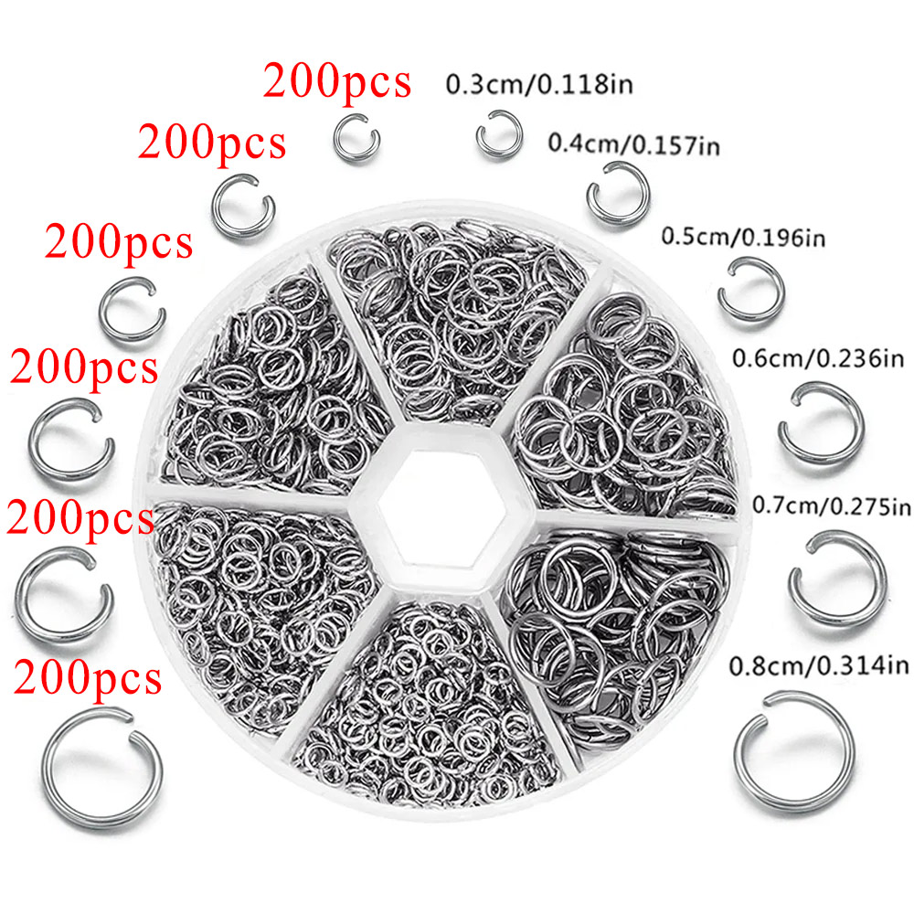 Jewelry Making Closed Jump Rings - 1200 шт., кольца для прыжков из