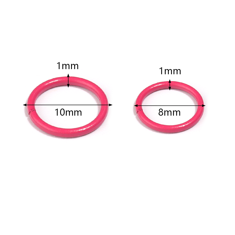 Jewelry Making Closed Jump Rings - 50 шт. 8/10 мм железное разъемное