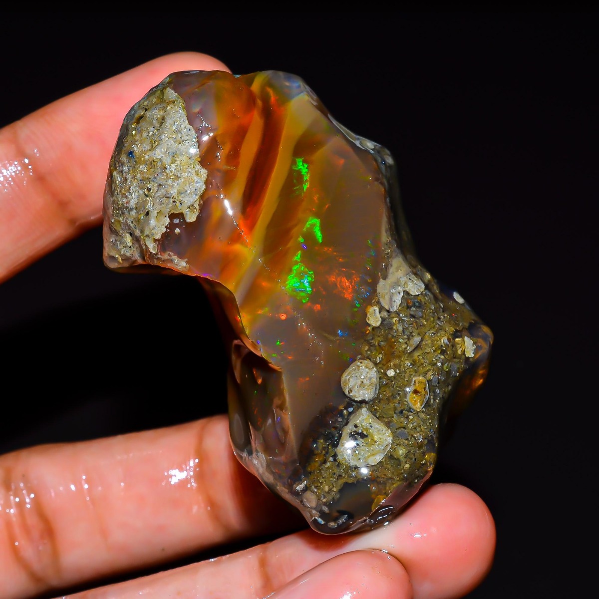 Jewelry Making Raw Materials - Натуральный Эфиопский Опал Необработанный 25-80 карат,