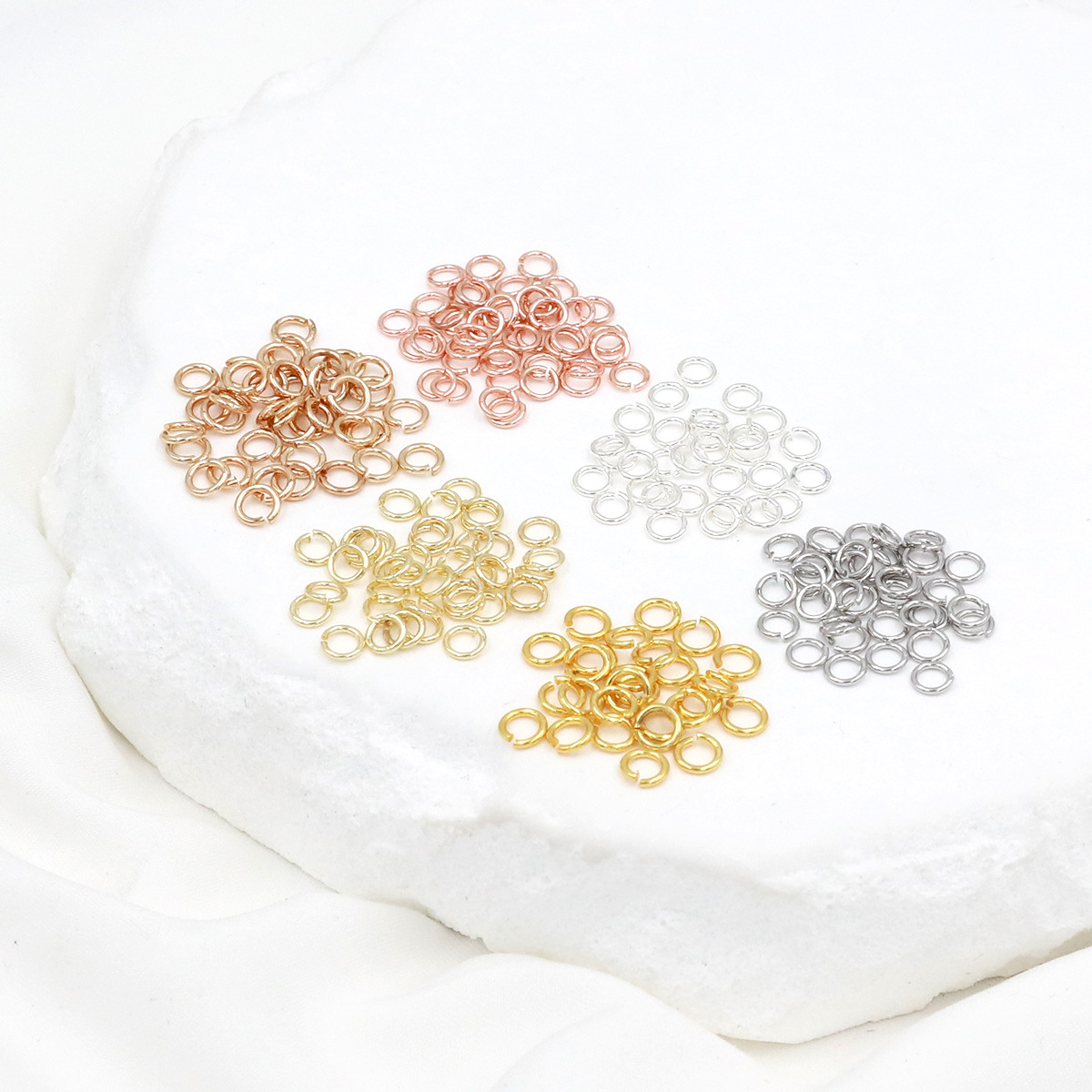 Jewelry Making Closed Jump Rings - Набор открытых соединительных колец из серебра