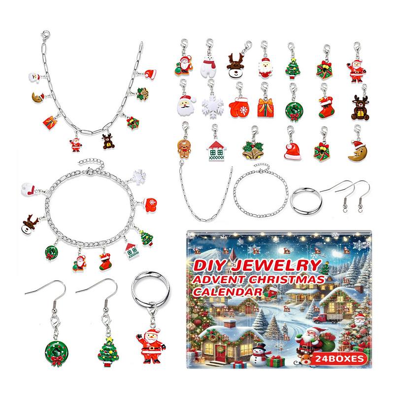 Jewelry Making Kits For Kids - Рождественские украшения Адвент-календарь DIY Набор для