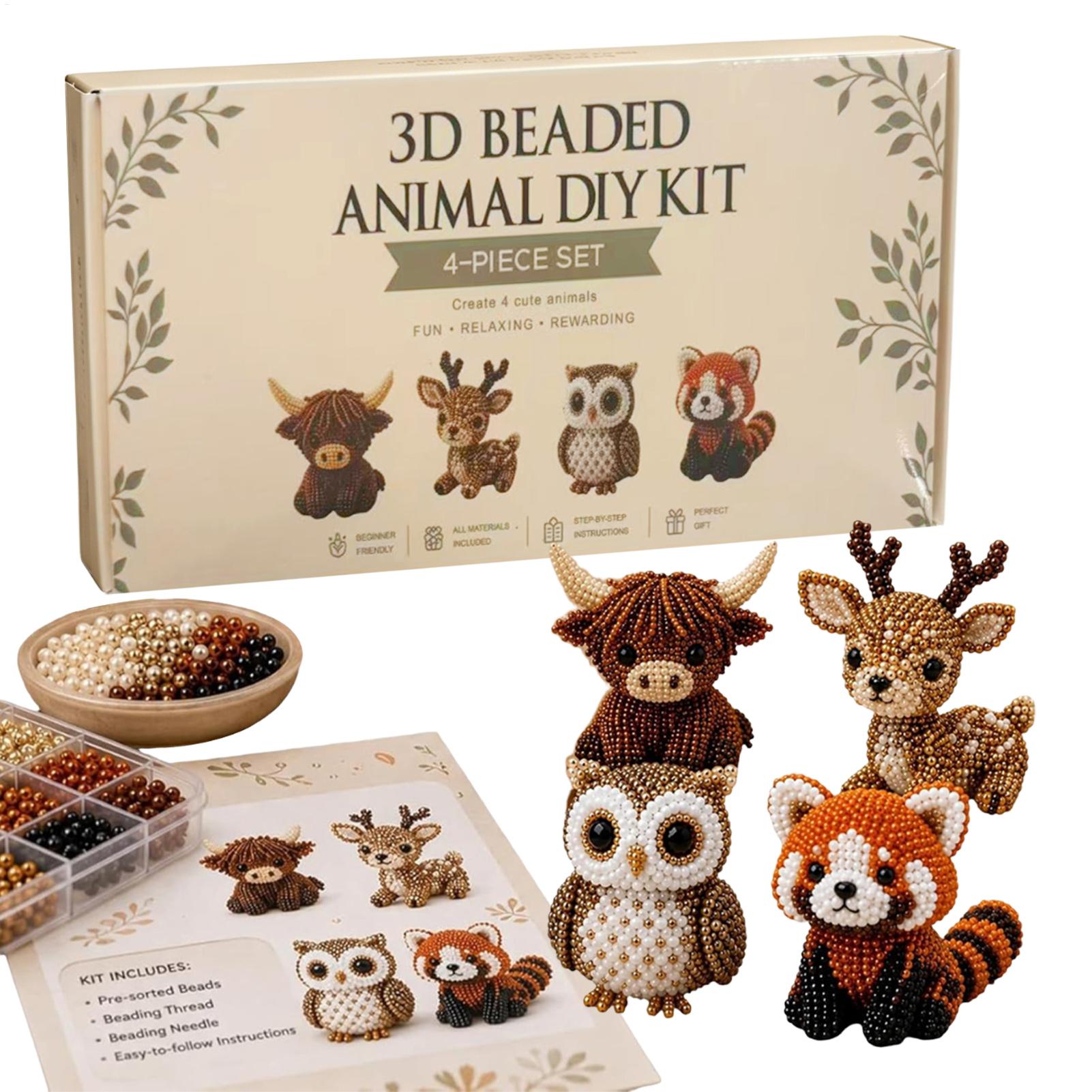 Jewelry Making Kits For Kids - Набор для создания 3D-фигурок животных из