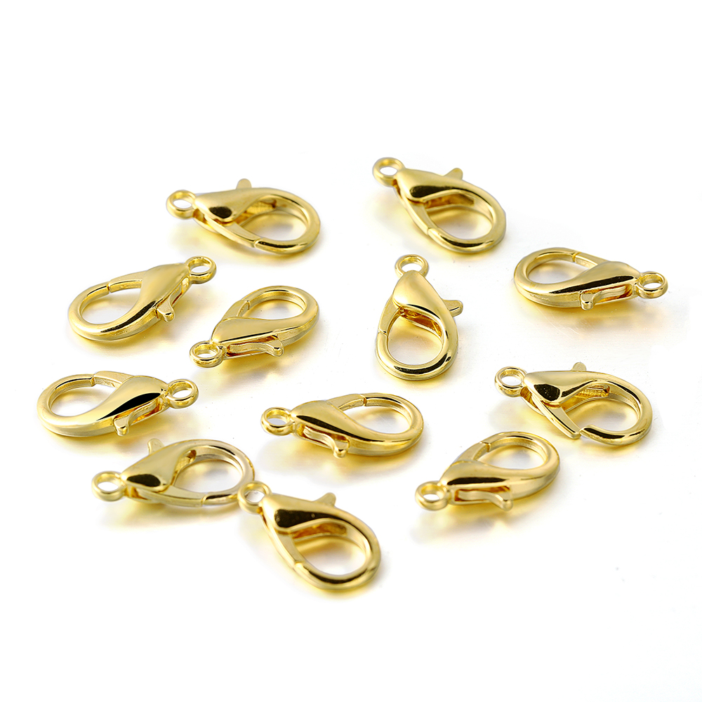 Jewelry Making Hobby - 10 шт. разноразмерных застежек-лобстеров для браслетов,