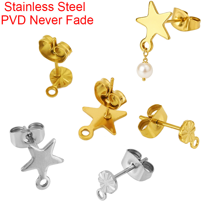 Jewelry Making Hardware - 20 шт. гипоаллергенные застежки-крючки для серег-гвоздиков