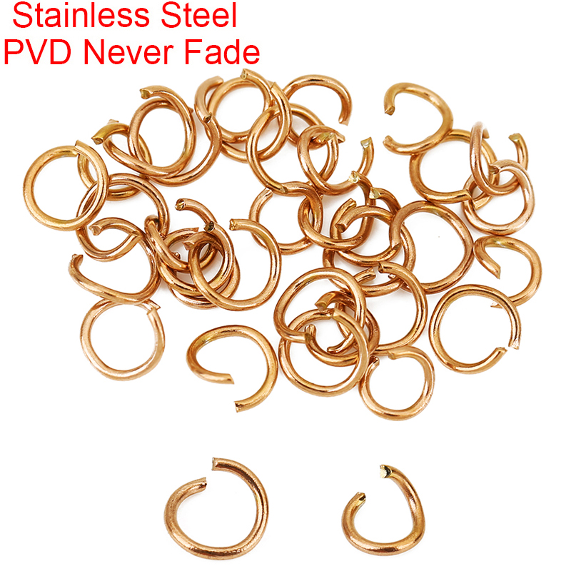 Jewelry Making Closed Jump Rings - 100 шт. позолоченных кольцообразных соединителей из