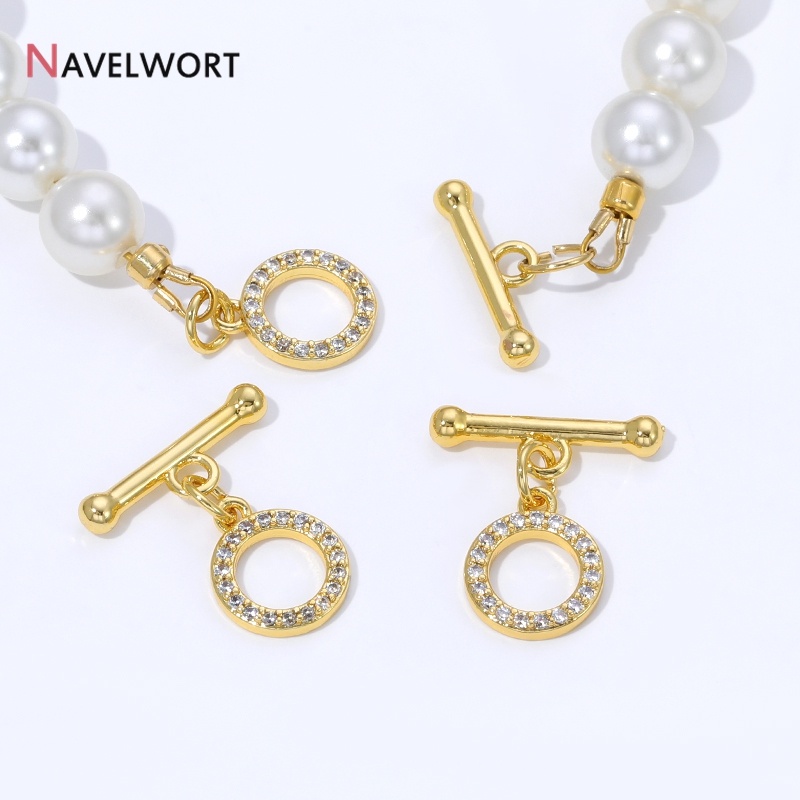 Jewelry Making Hobby - Застежки-тогглы из латуни с позолотой 18K