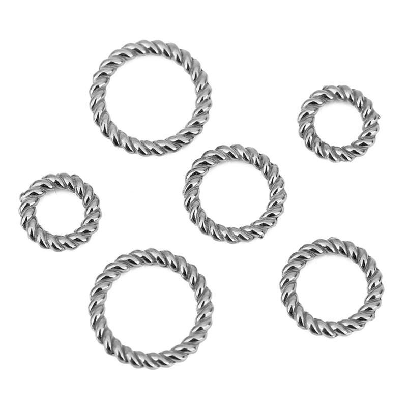 10 шт. PVD никогда не выцветае – обзор и цена Jewelry Making Closed Jump Rings