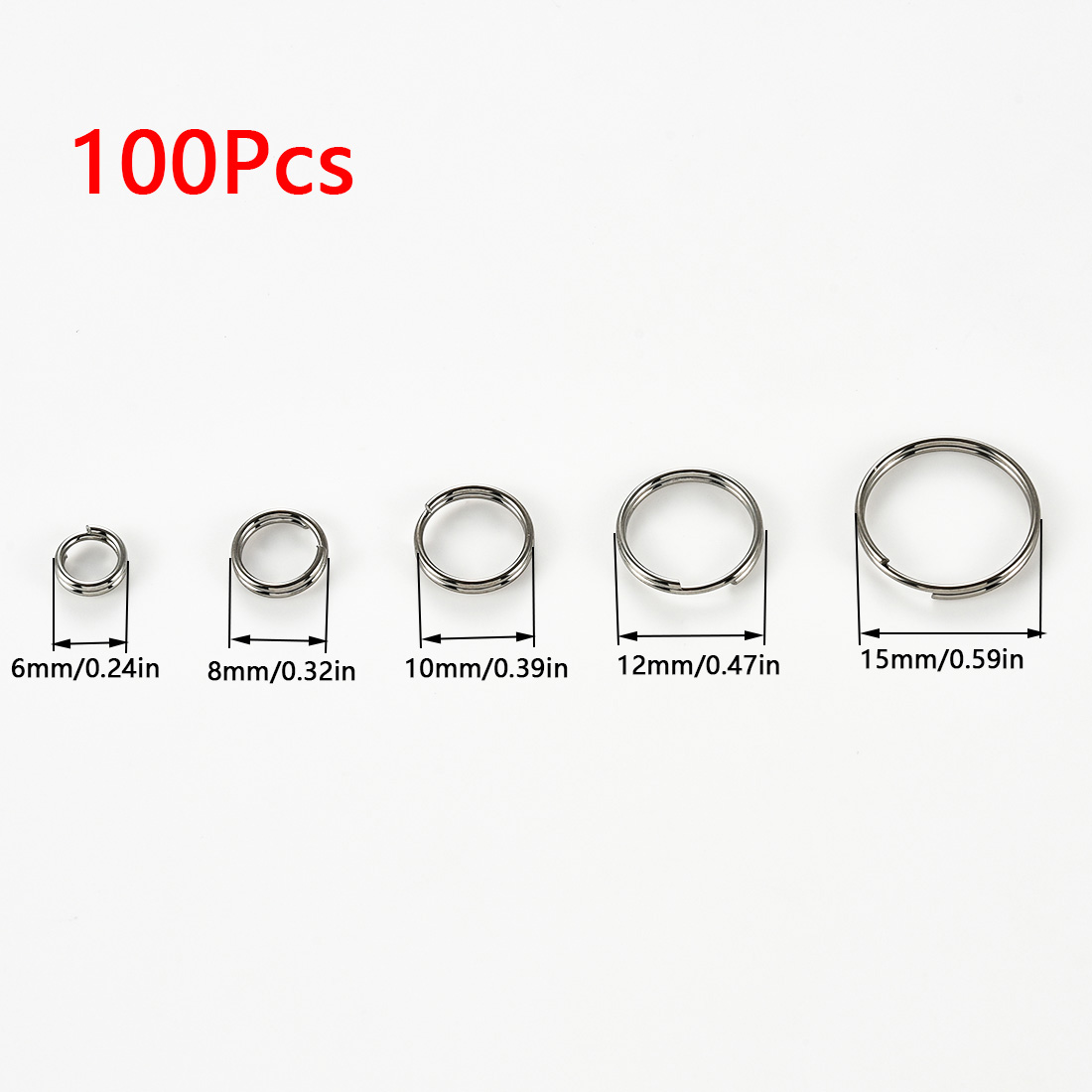 100 шт., мини-двойные открытые – обзор и цена Jewelry Making Closed Jump Rings