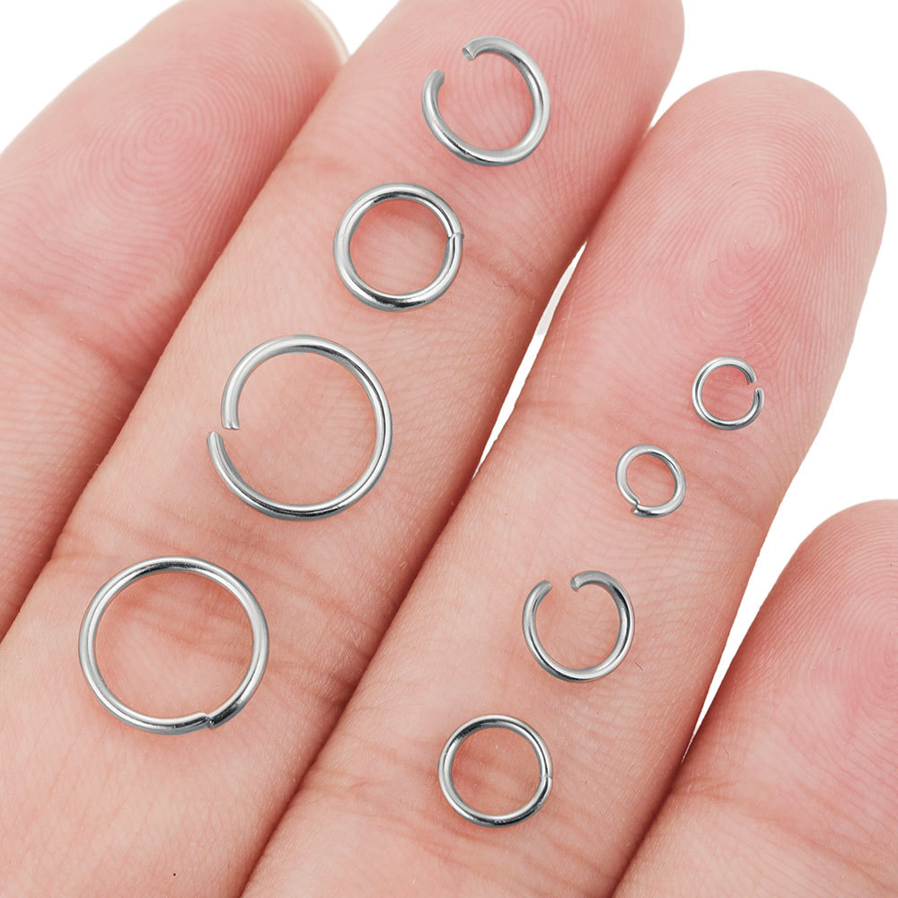 1200 шт., кольца для прыжков и – обзор и цена Jewelry Making Closed Jump Rings