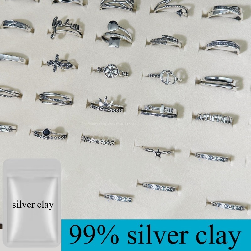 Серебряная глина 5г/10г, чисто – обзор и цена Jewelry Making Raw Materials