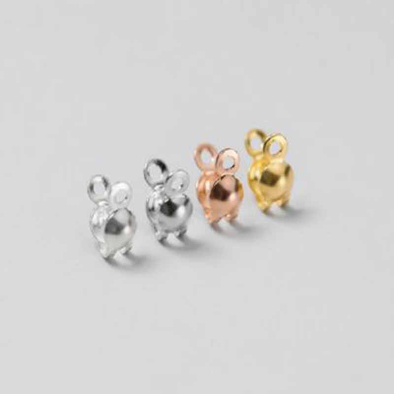 4 шт. Настоящие цельные застеж – обзор и цена Jewelry Making Hobby