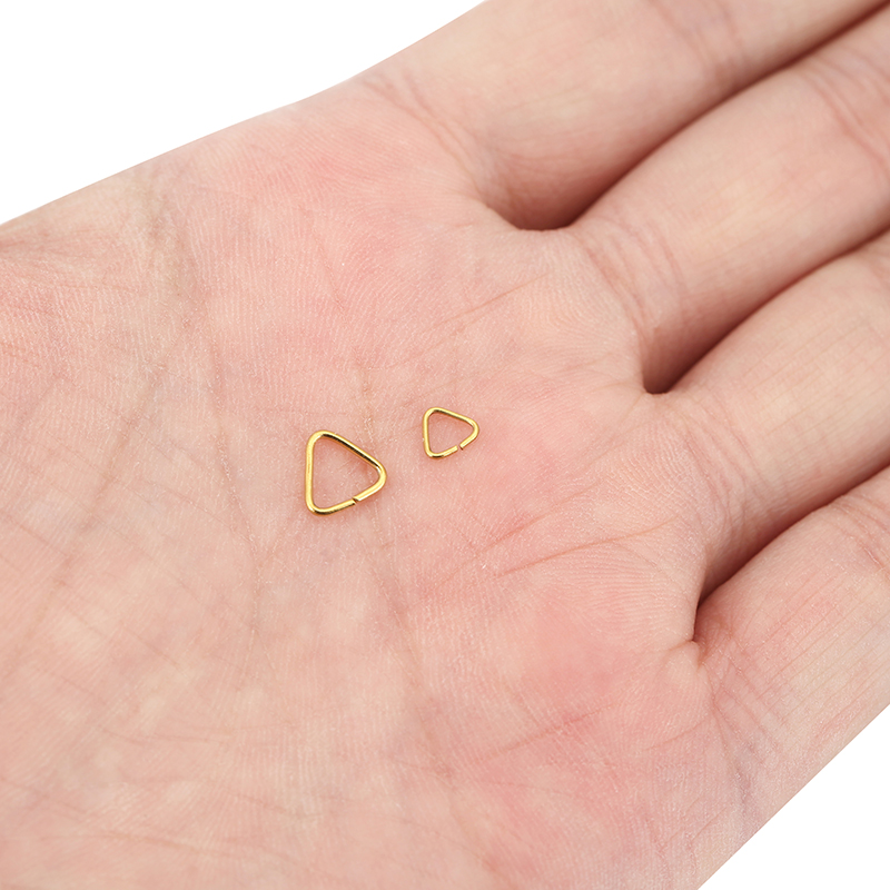 50 шт. 5 мм 8 мм Треугольные с – обзор и цена Jewelry Making Closed Jump Rings