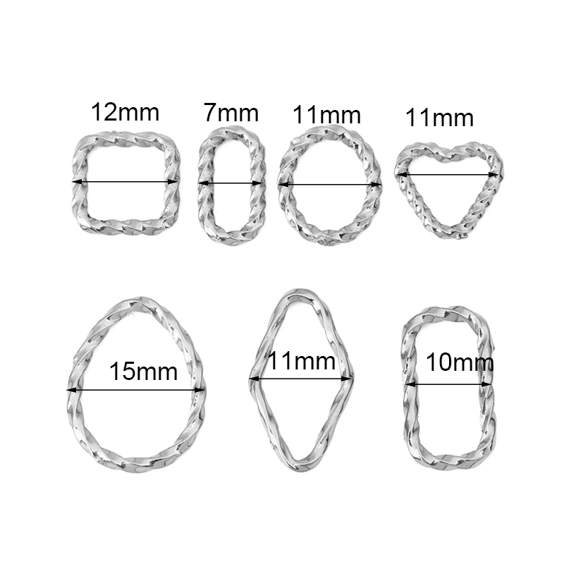 10 шт. соединительных колец из – обзор и цена Jewelry Making Closed Jump Rings