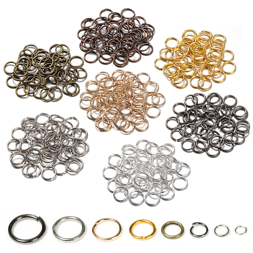 200 шт. металлических разъемны – обзор и цена Jewelry Making Closed Jump Rings