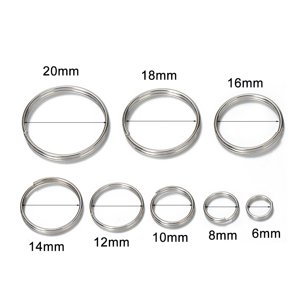 50 шт. металлических двойных к – обзор и цена Jewelry Making Closed Jump Rings