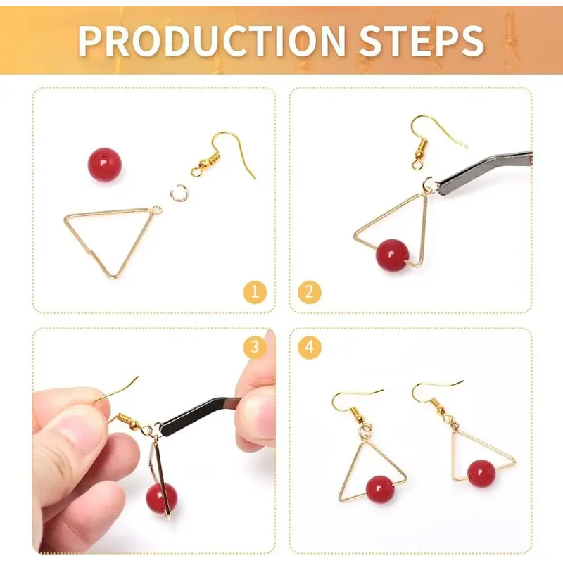 100/500 шт., фурнитура для сер – обзор и цена Jewelry Making Hardware
