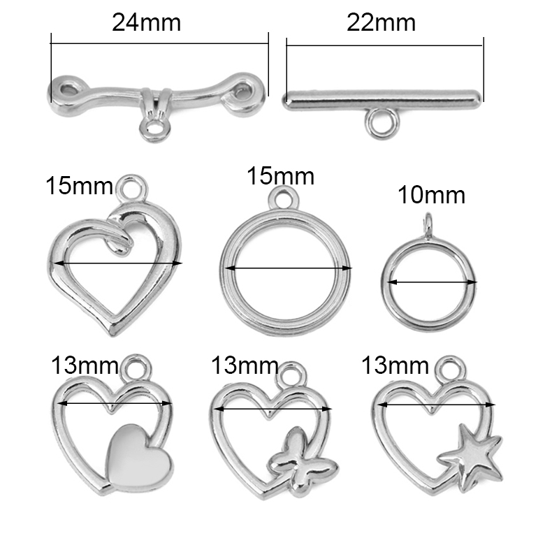 5 комплектов PVD-покрытых нерж – обзор и цена Jewelry Making Hardware